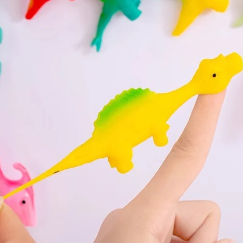 Katapult Dinosaurus Vingerspeelgoed (10st)