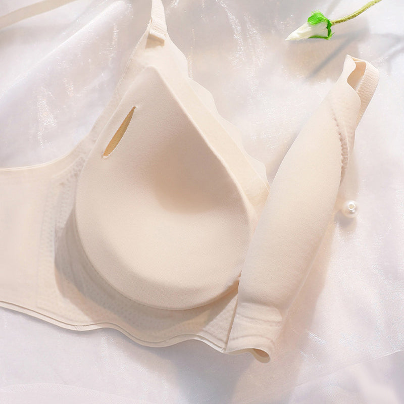 Ademende naadloze beugelloze bh