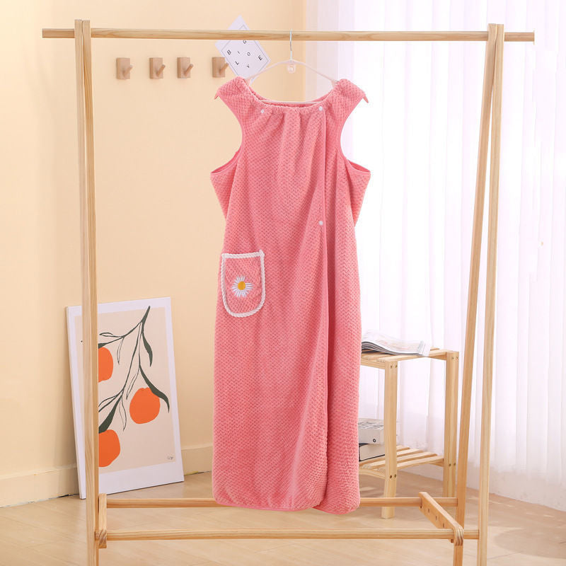 Sneldrogende absorberende water draagbare badjassen