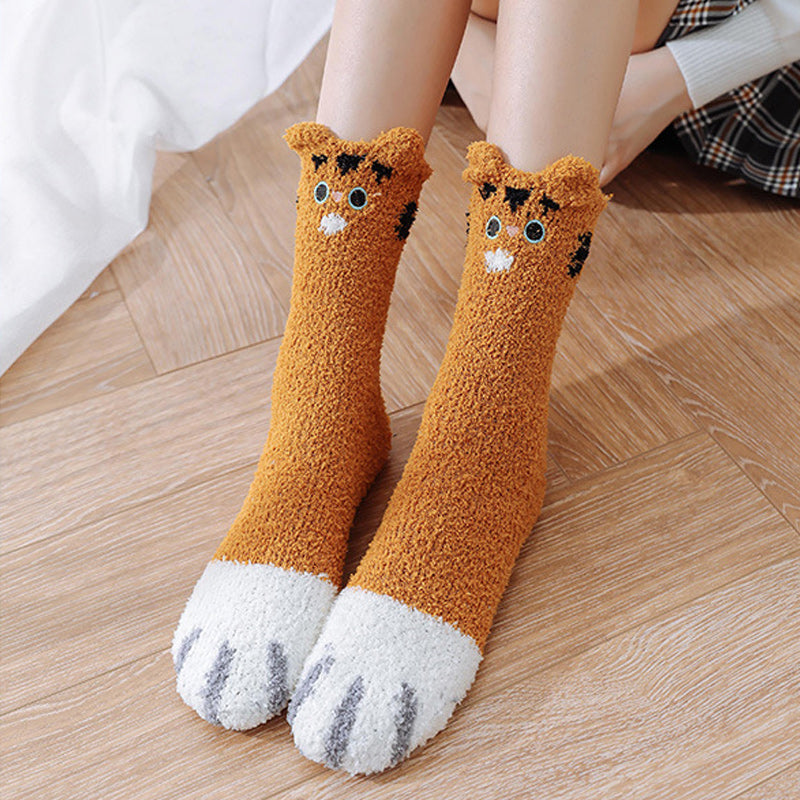 Warme Zachte Katten Pootsokken