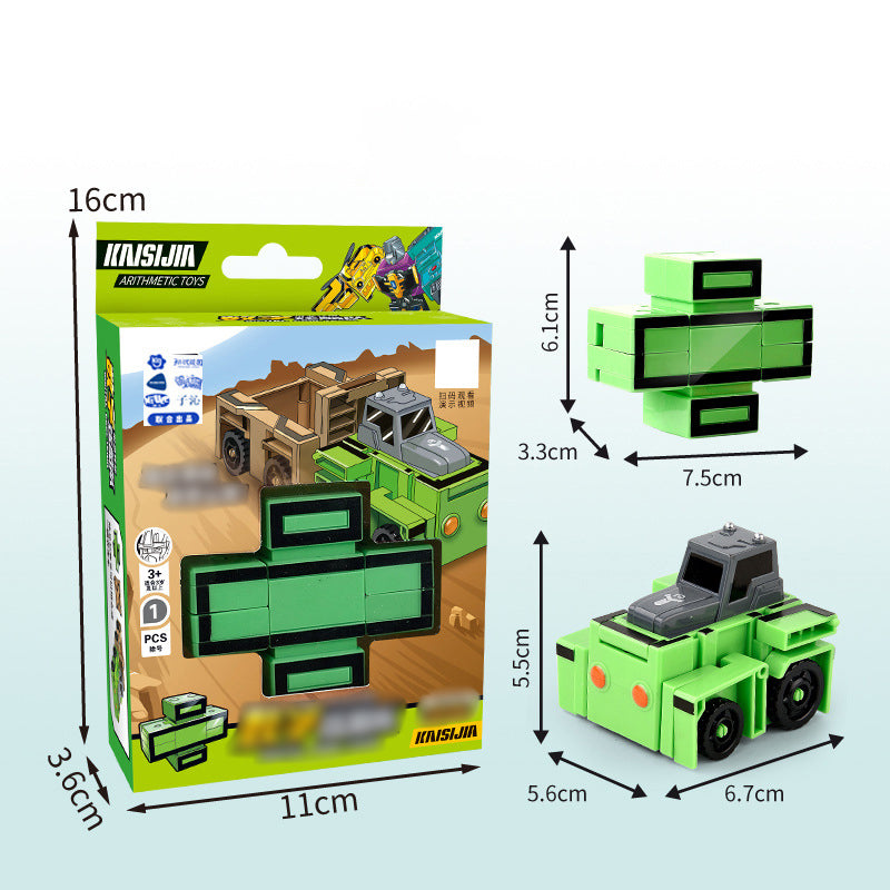 Speelgoedvervorming Nummer Transform Robot