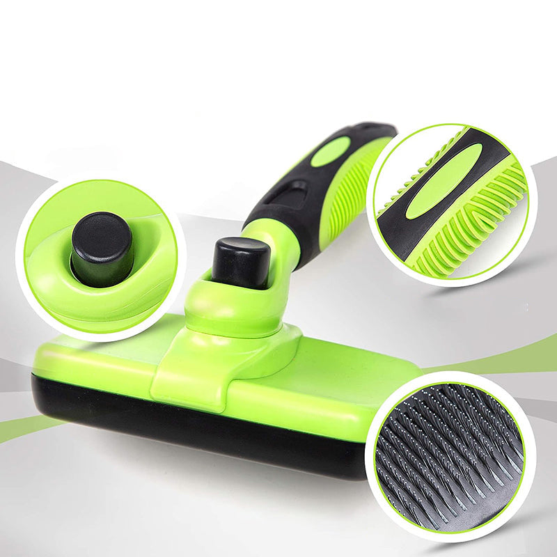 Zelfreinigende Slicker-borstel voor honden en katten