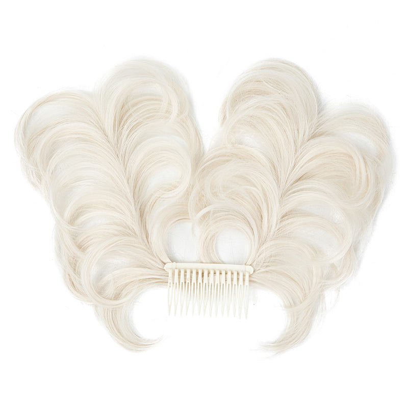 Moeiteloze elegantie zijkam met clip in haarknotje