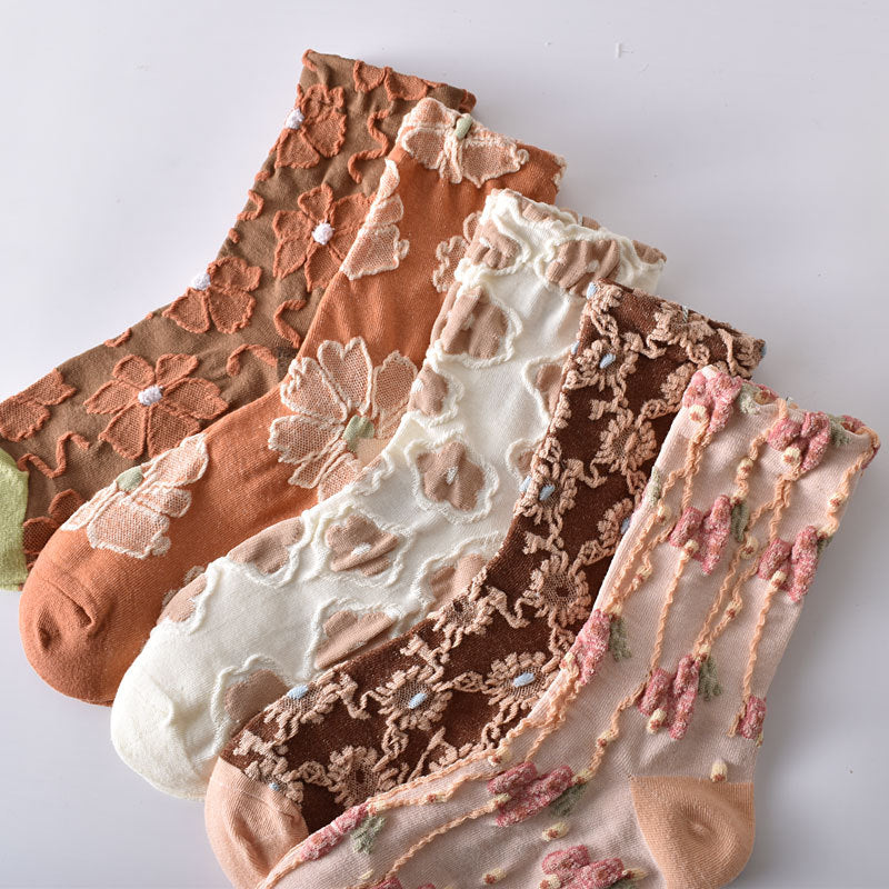 Modieuze katoenen sokken