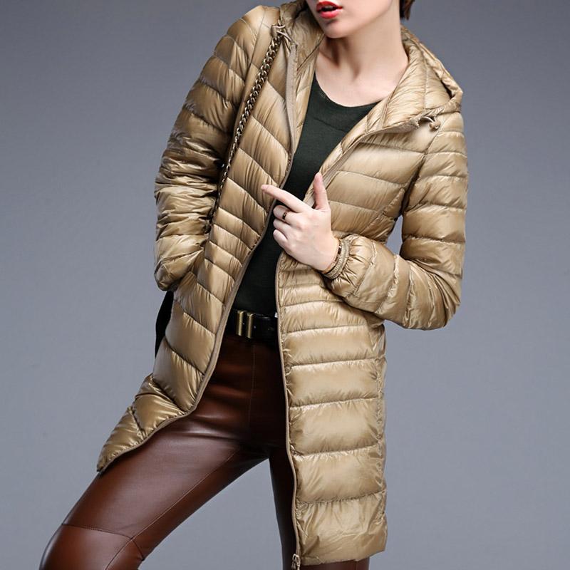 Lichtgewicht Mid-Length Jacket voor Vrouwen