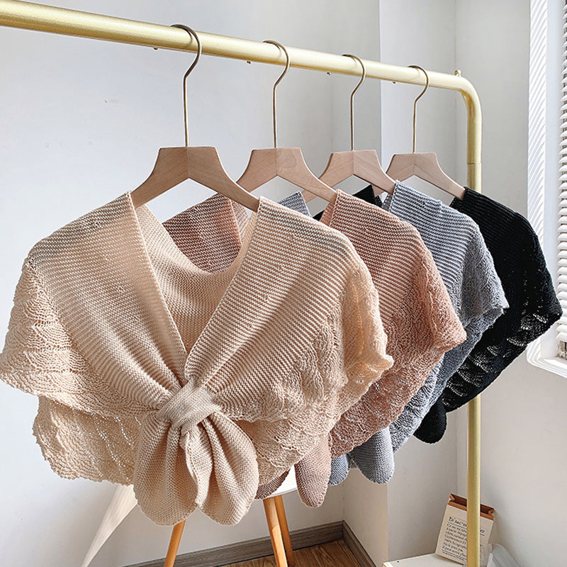 Fishtail mini gebreide sjaal