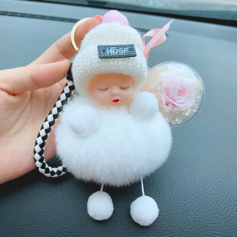 Leuke simulatie pluche scheel pop