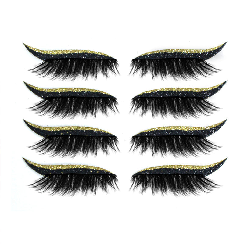 Waterdichte en herbruikbare eyeliner en wimpersticker