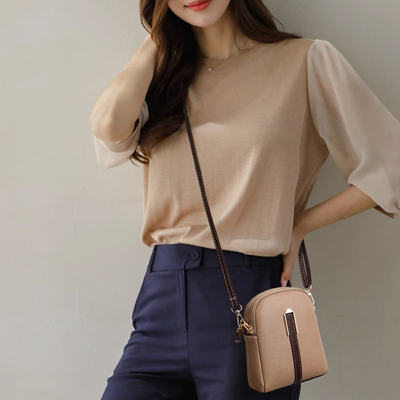 Lichtgewicht mini-crossbody-schoudertelefoontas