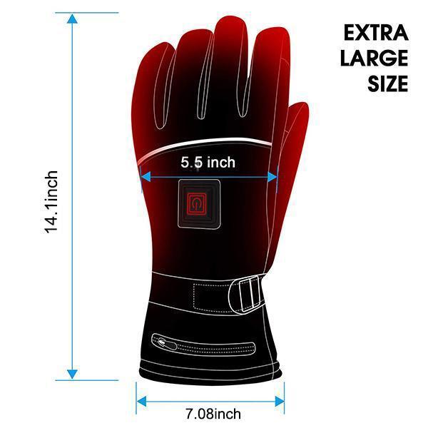 Nieuwe upgrade Elektrisch Verwarmde Handschoenen (Beste Cadeau Deze Winter)