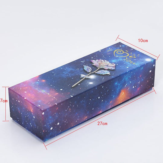 Kleurrijke Galaxy Rose met liefde