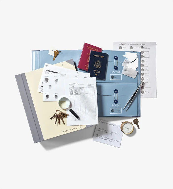 Binder voor het geval ik vermist word