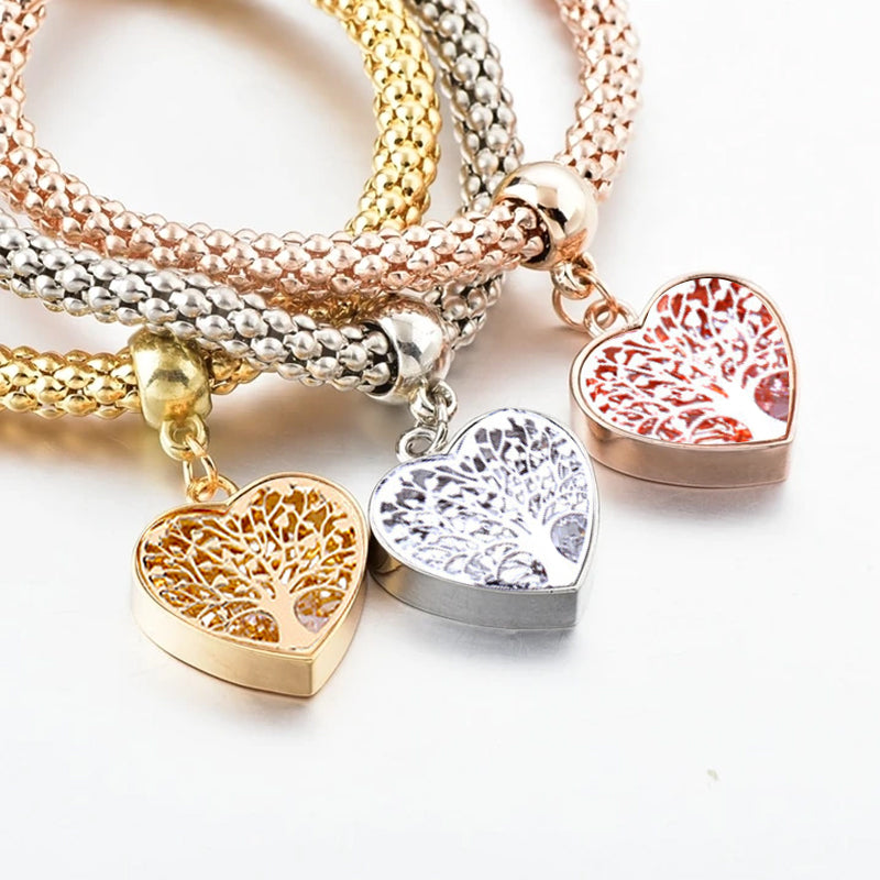 Meerlaagse armbanden voor dames (3 kleuren/set)