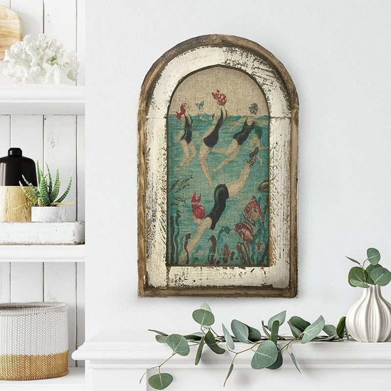 2023 Cadeau | Rustiek boerderijdecor met konijnen aan de muur