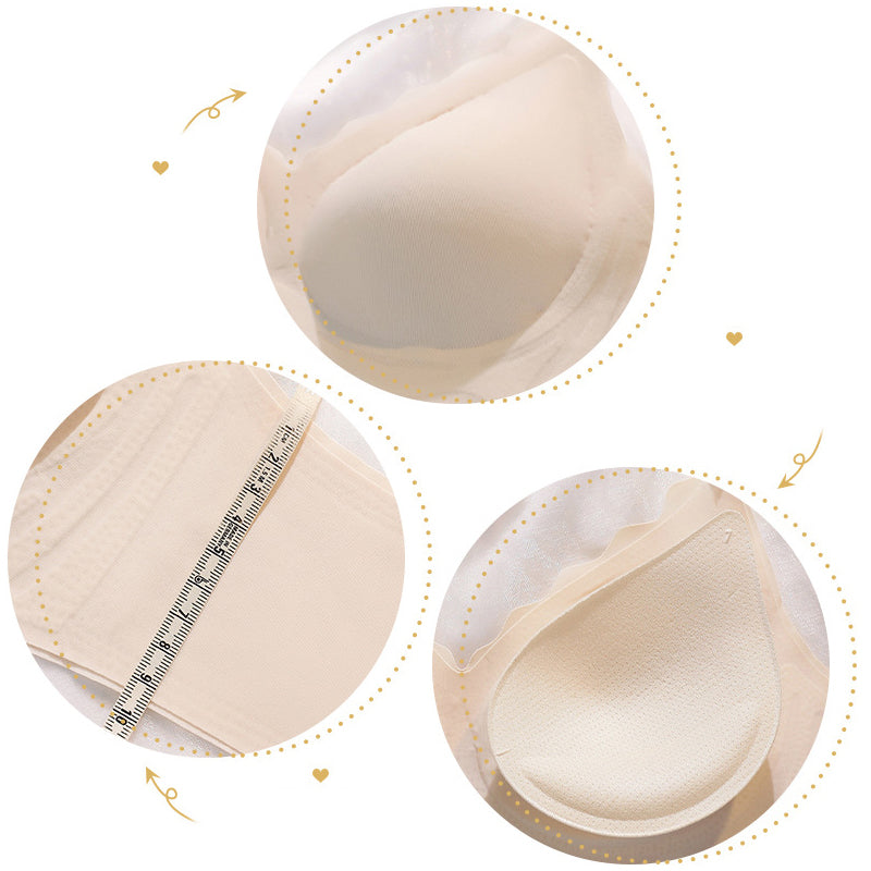 Ademende naadloze beugelloze bh