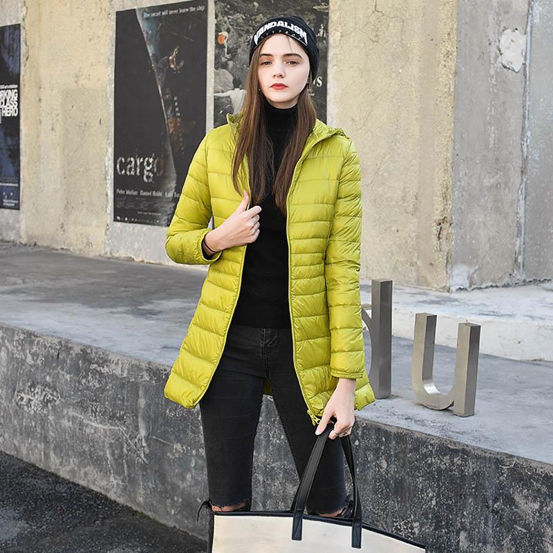Lichtgewicht Mid-Length Jacket voor Vrouwen
