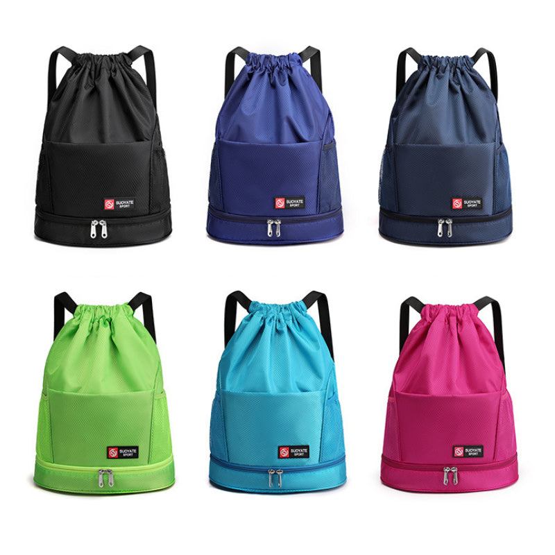 Oxford-rugzak met trekkoord