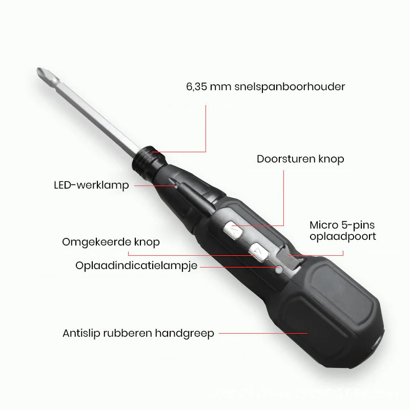Multifunctionele elektrische schroevendraaier