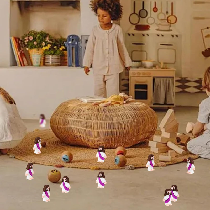 Mini Jezus beeldje Paasdecoraties