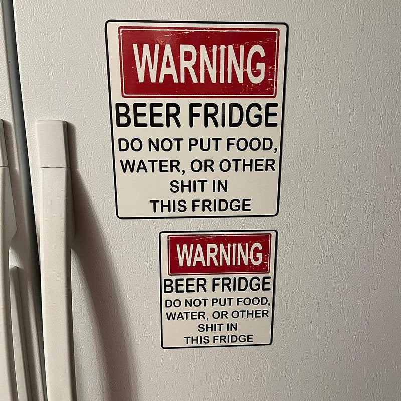 Grappig Bier Koelkast Vintage Sticker Teken