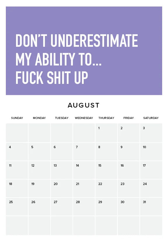 Volwassen worden is moeilijk Kalender 2024