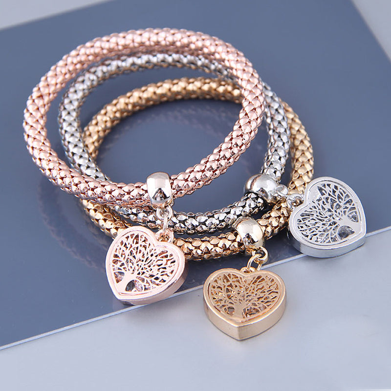 Meerlaagse armbanden voor dames (3 kleuren/set)
