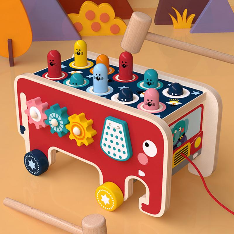 Houten whack-a-mole speelgoed