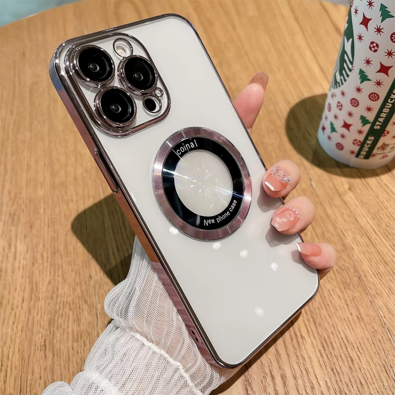 Transparante magnetische iPhone-hoes