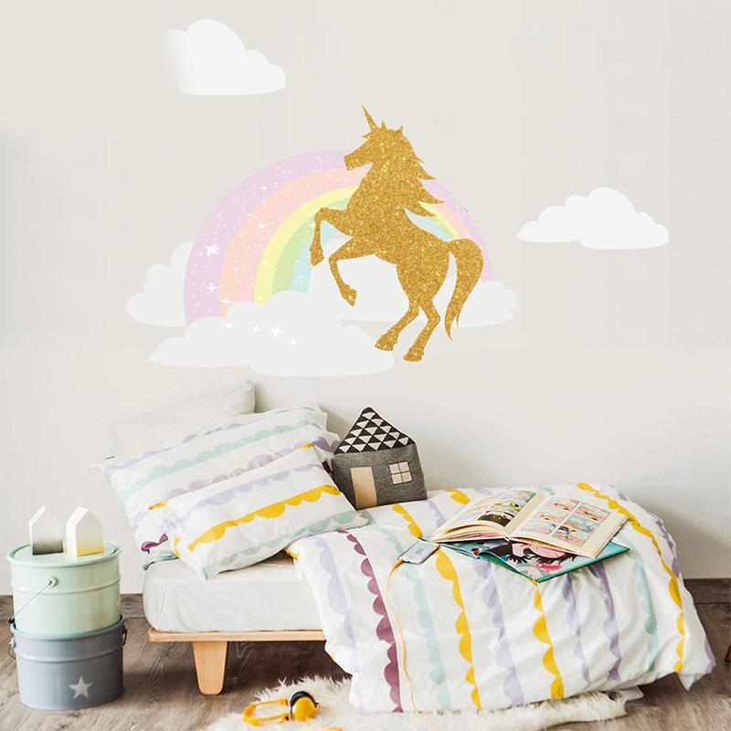 Regenboog dromen muur sticker stickers