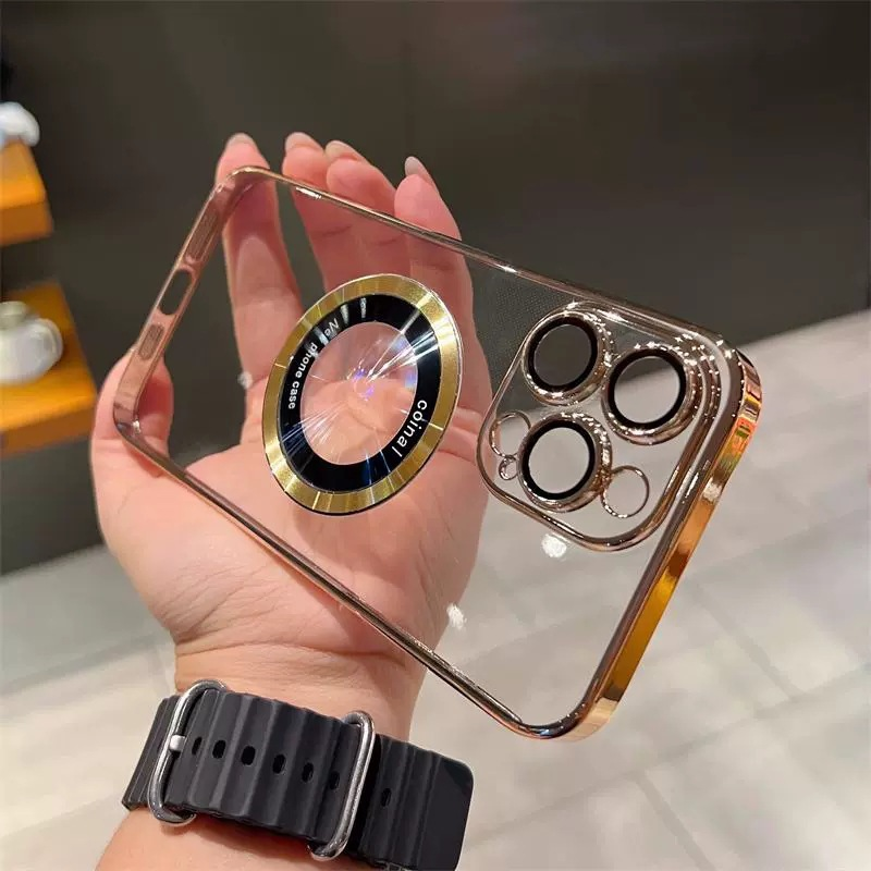 Transparante magnetische iPhone-hoes
