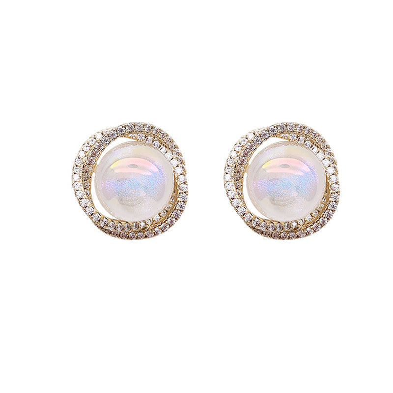 Oorknopjes met parel zeemeermin