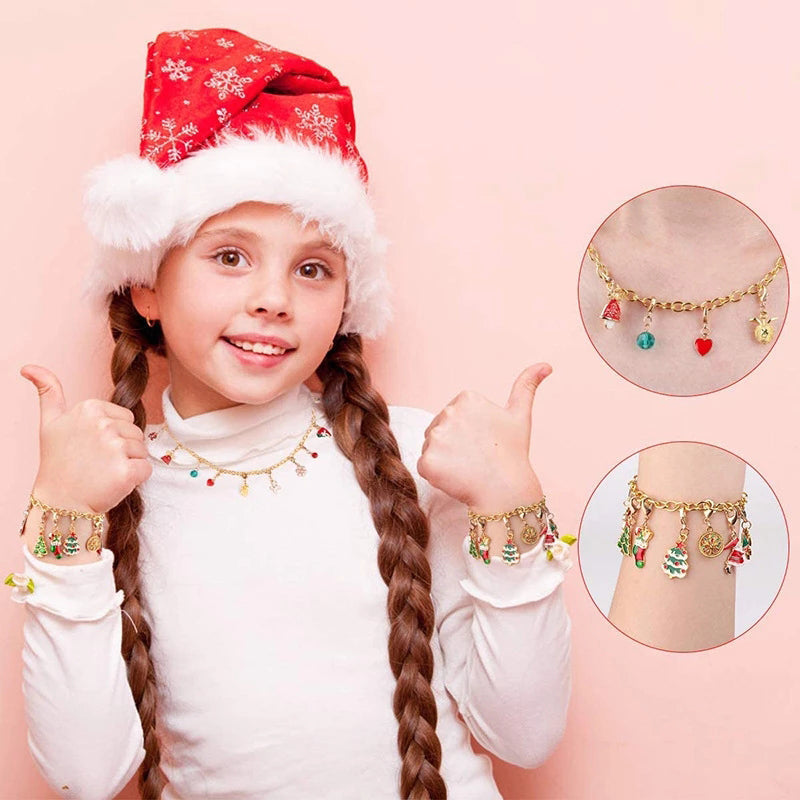24 dagen countdown kalender DIY kralen blinde doos kerst armband cadeau