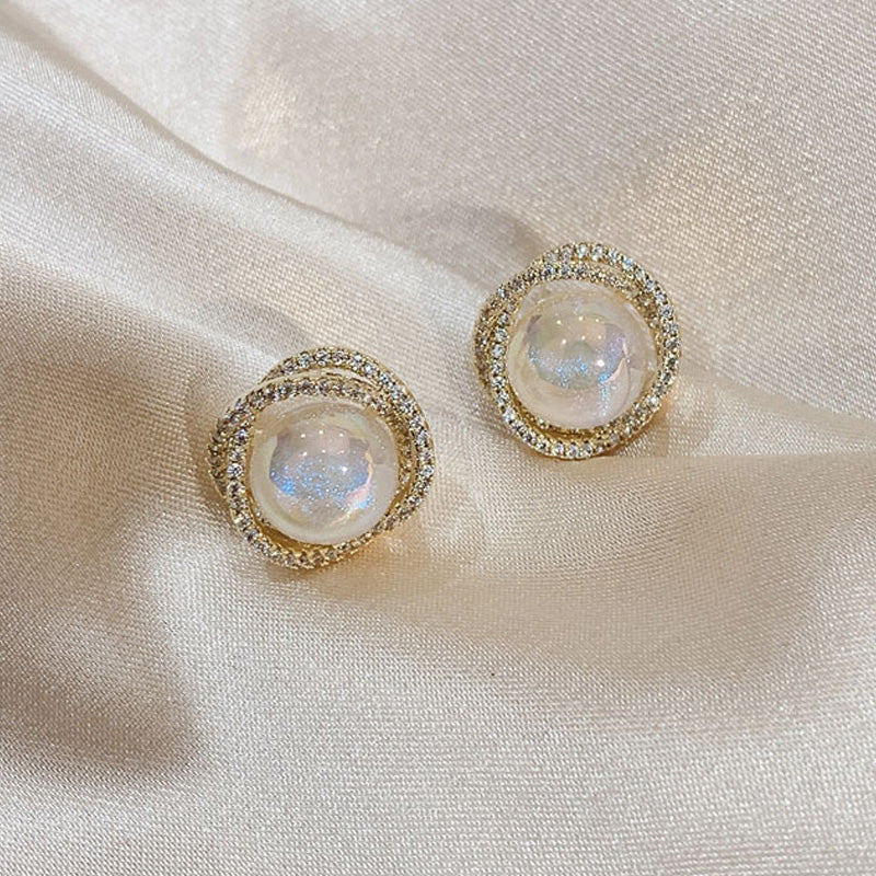 Oorknopjes met parel zeemeermin