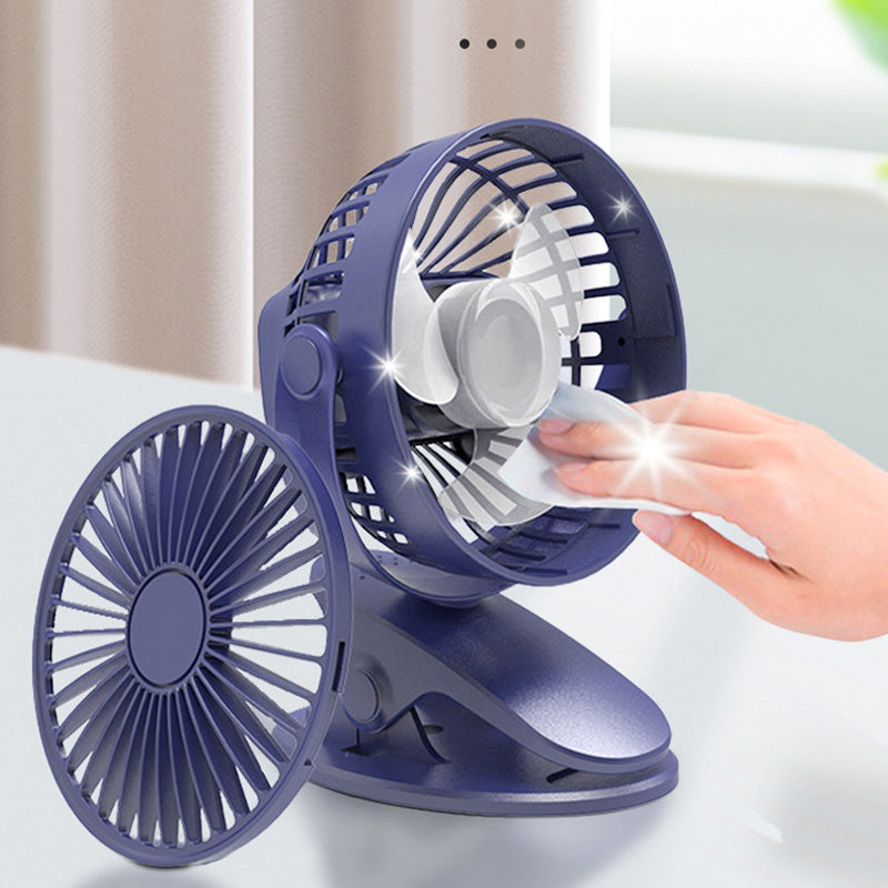 Clip Type USB Oplaadbare Mini Elektrische Ventilator