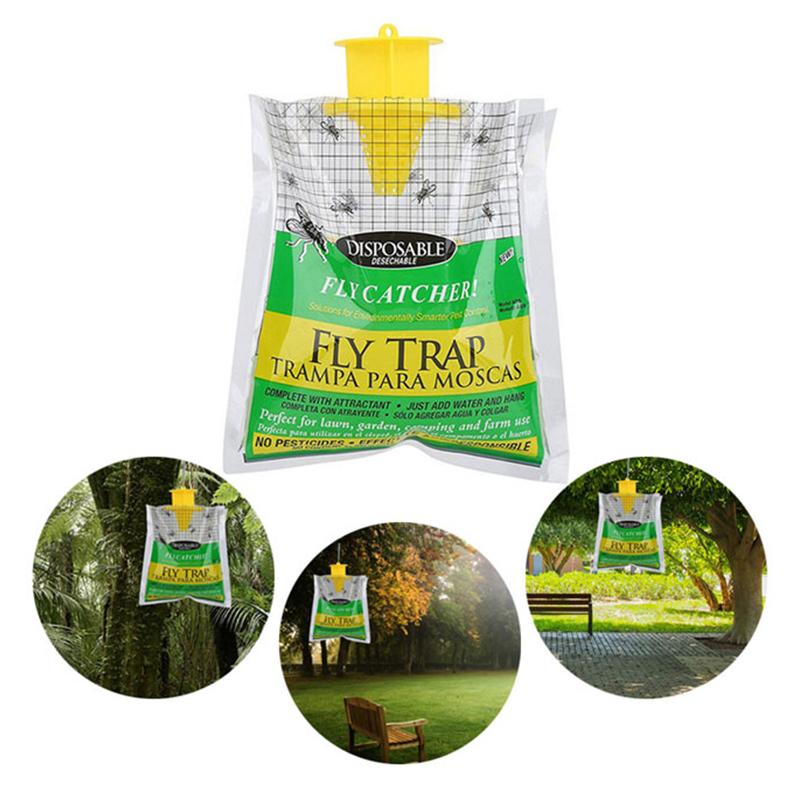 Wegwerpzak voor het vangen van vliegen