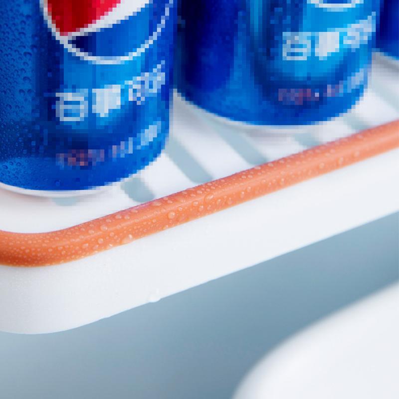 Badkamer hoek ponsvrij rek