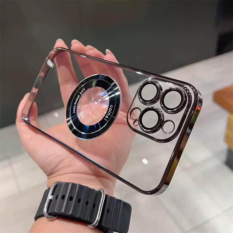 Transparante magnetische iPhone-hoes