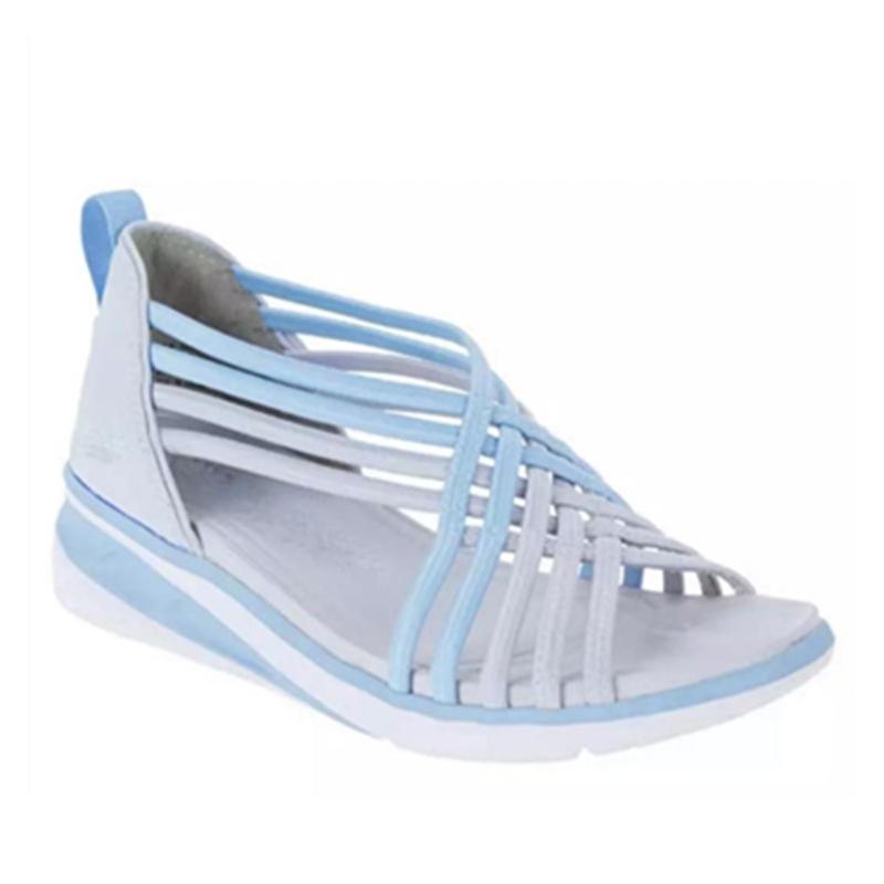 Sportieve gevlochten vismondsandalen voor dames