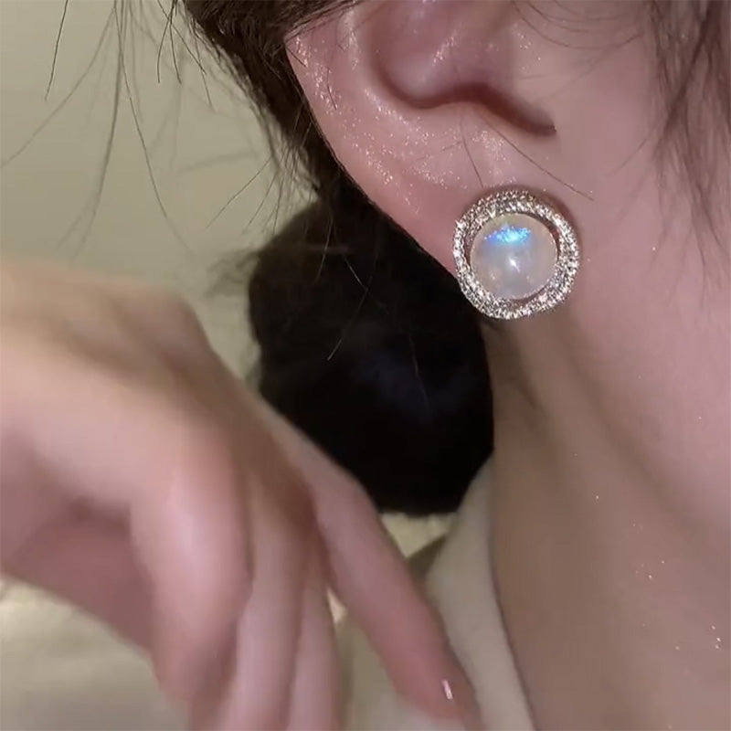 Oorknopjes met parel zeemeermin