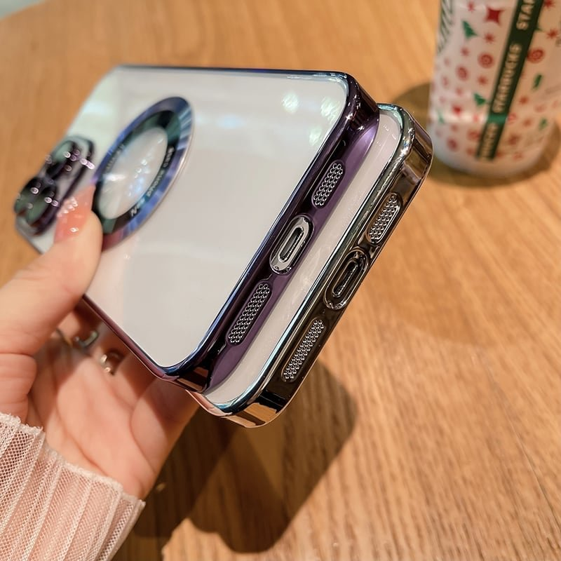 Transparante magnetische iPhone-hoes