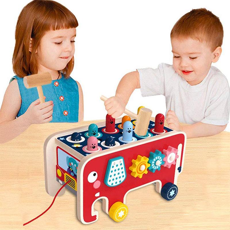 Houten whack-a-mole speelgoed
