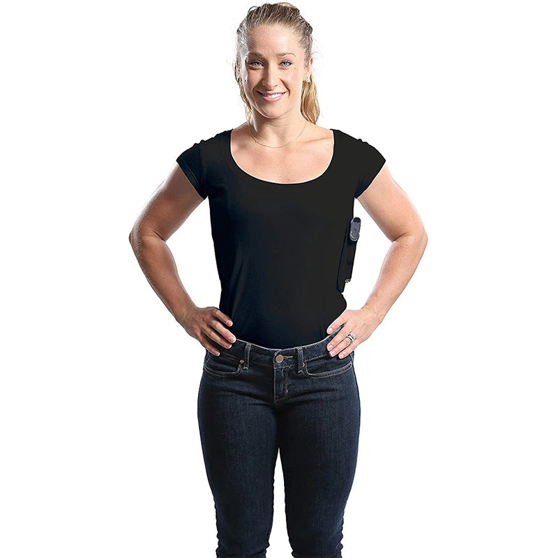 T-shirt met verborgen draaglaag