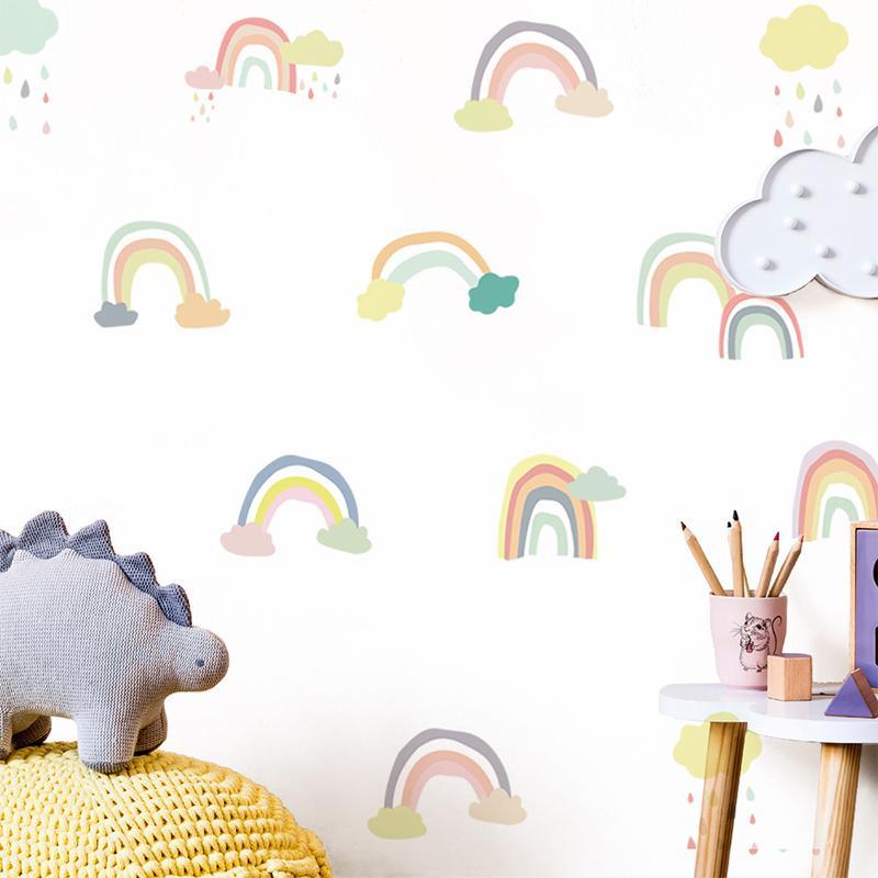 Regenboog dromen muur sticker stickers