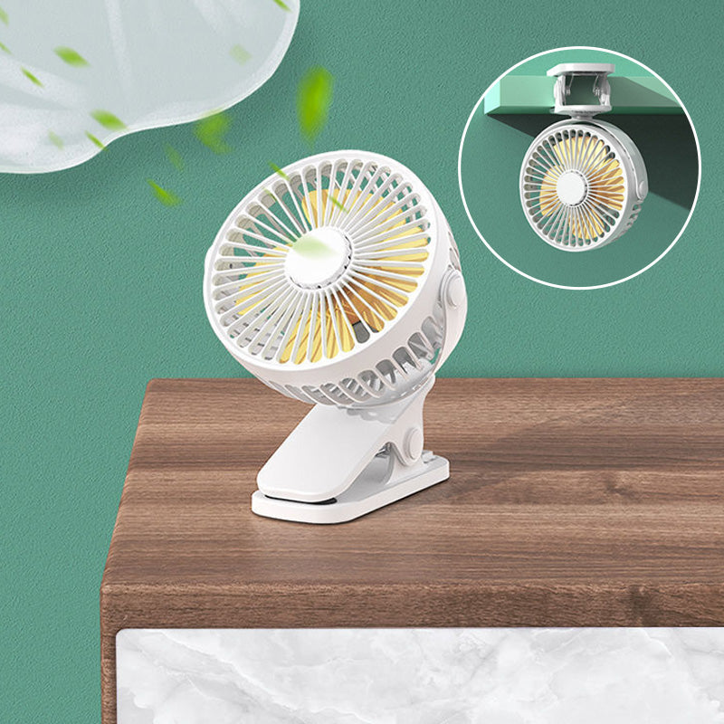 Clip Type USB Oplaadbare Mini Elektrische Ventilator