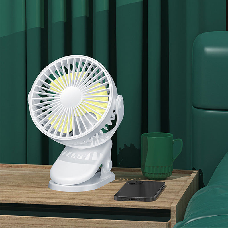 Clip Type USB Oplaadbare Mini Elektrische Ventilator
