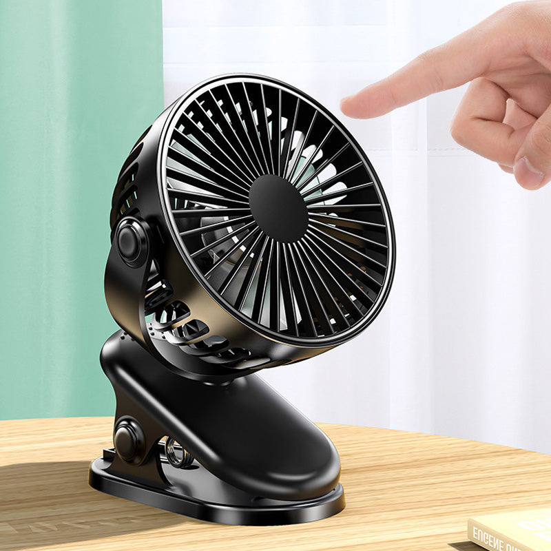 Clip Type USB Oplaadbare Mini Elektrische Ventilator