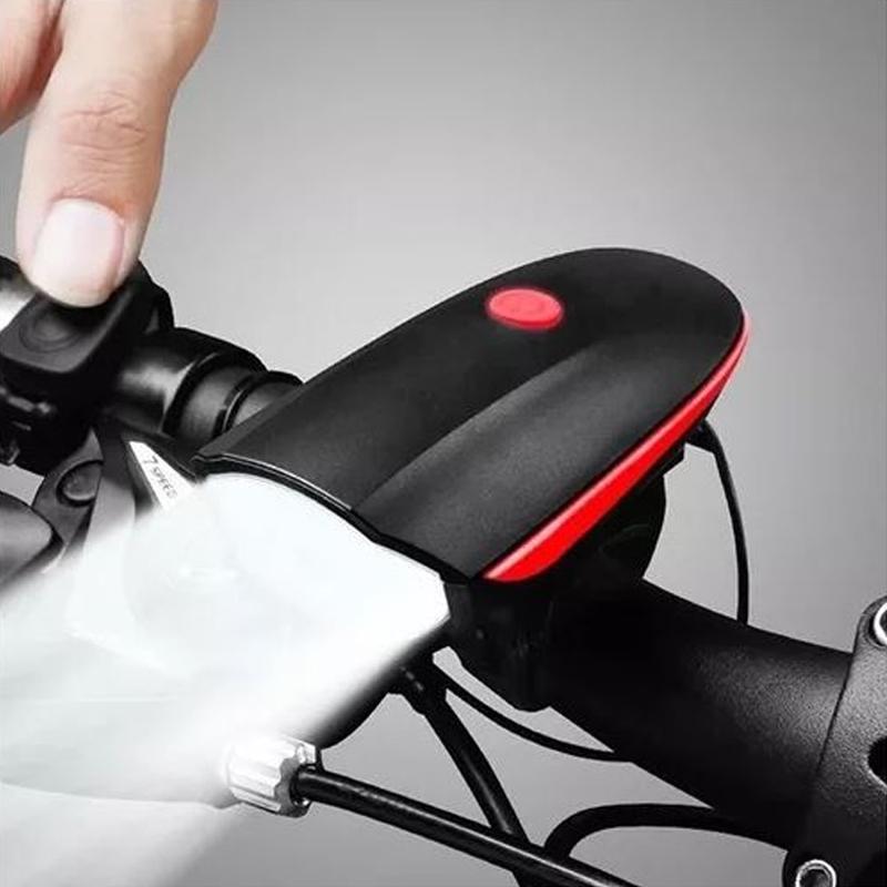 Fiets USB-oplaadhoorn voorlicht