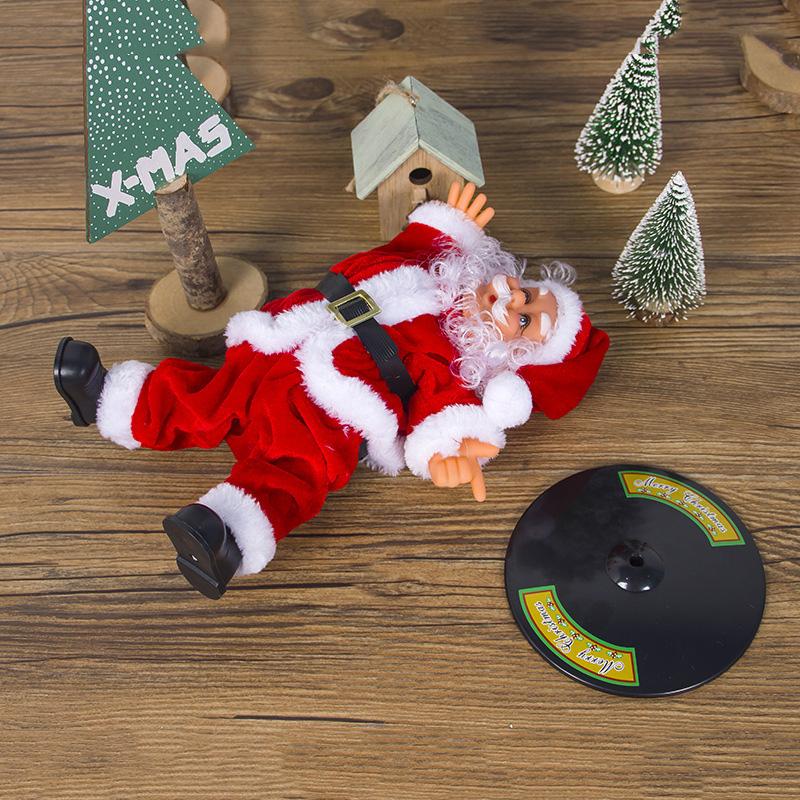 Grappige kerstman pop