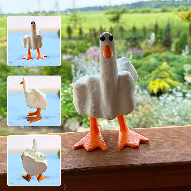 Middelvinger Eend Hars Ornament