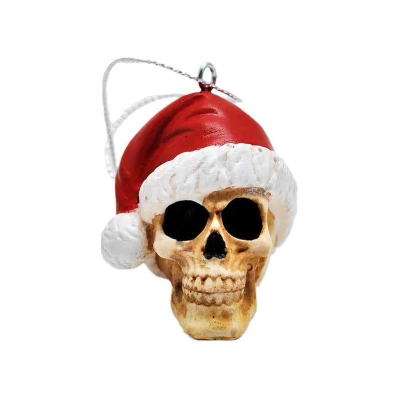 Santa Skull Bauble